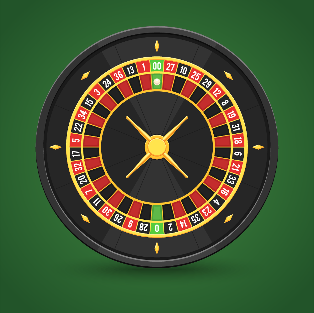 American roulette wheel cover image