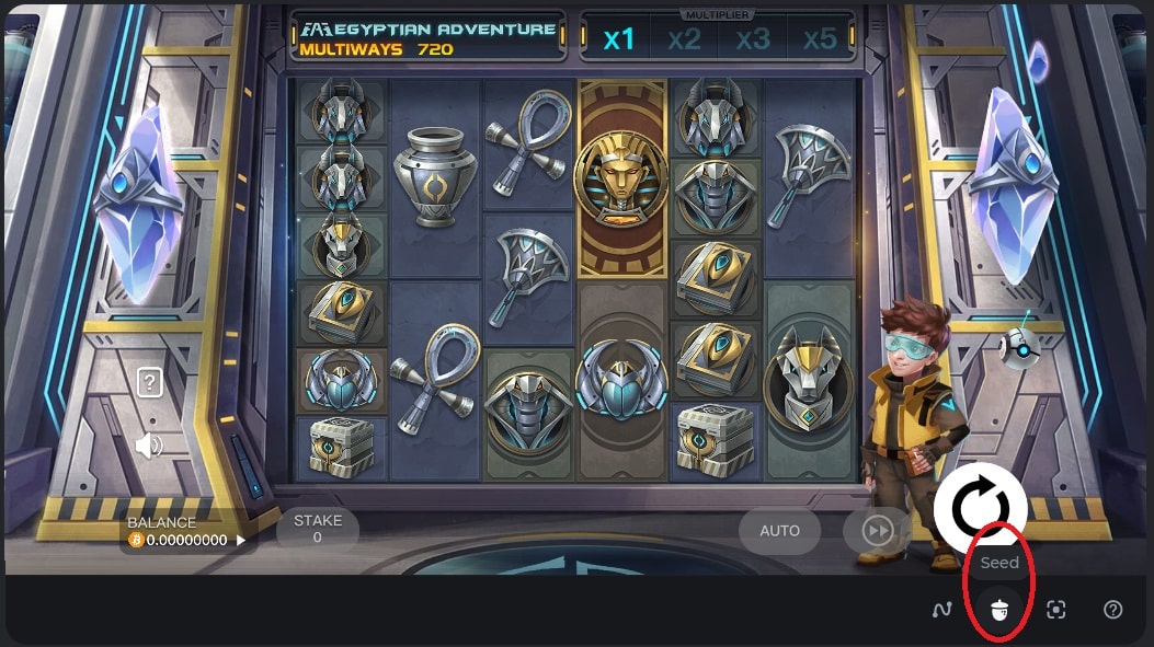 BCGame Egyptian Adventure slot