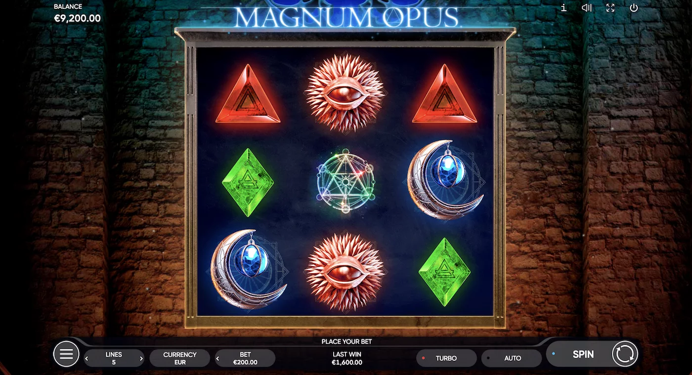 magnum opus onliine slot