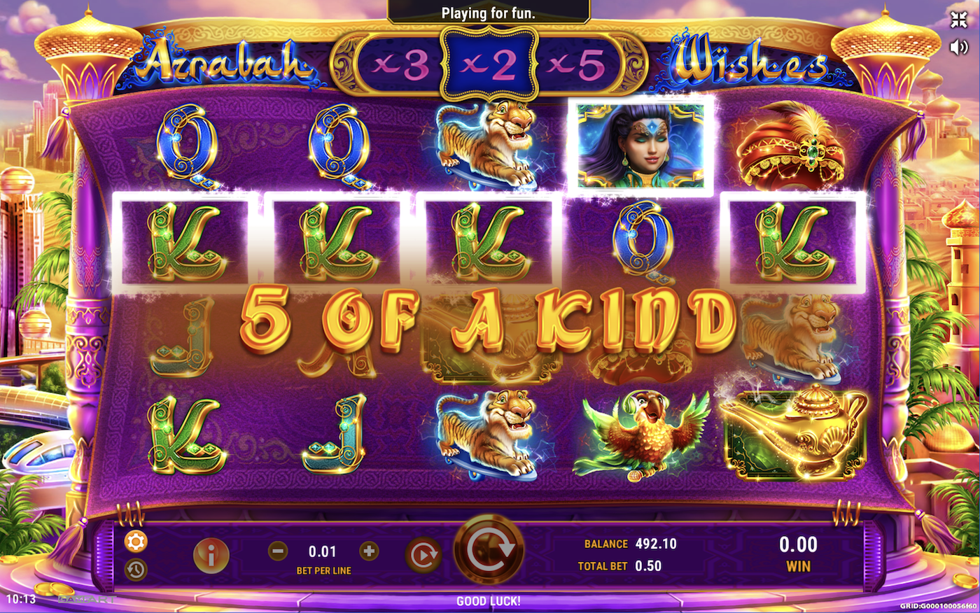 Azrabah Wishes slot
